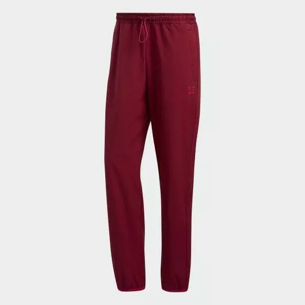 Adidas GD0008 Men Originals Winterized Track Long Pants Burgundy