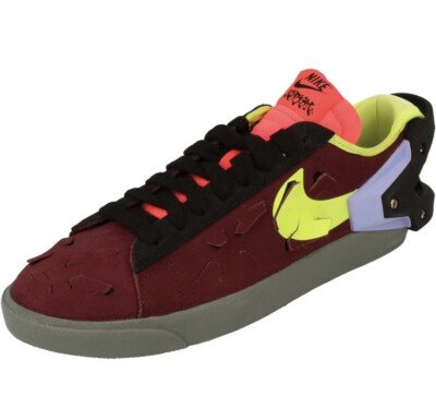  Nike Blazer Low x Acronym Night Maroon yellow orange 72022 men 9.5