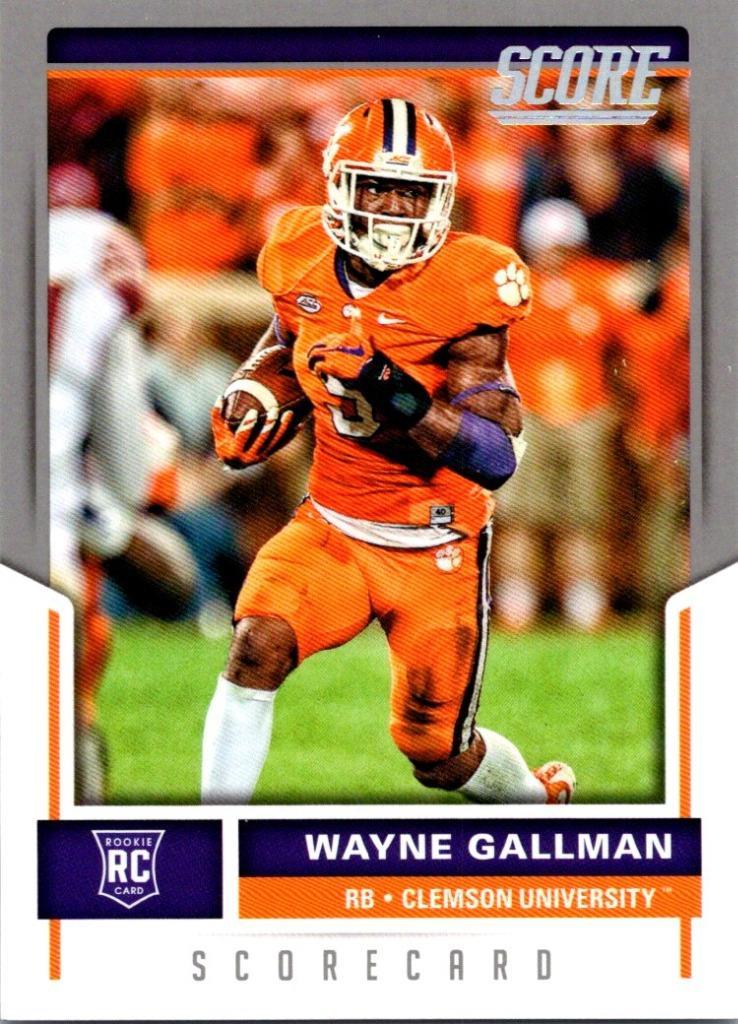 WAYNE GALLMAN 2017 Score Scorecard Parallel #383 ($0.75 MAX SHIP)