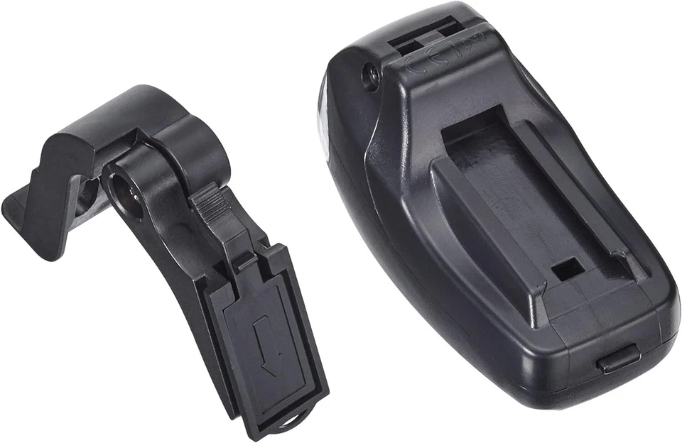 Fanale Anteriore BICICLETTA Attacco al Foro Forcella - BATTERIE INCLUSE - - Immagine 2 di 2