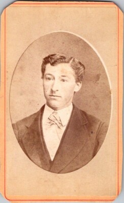 Geneva, NY, Wm. Clarkson, ID'd, Handsome Gentleman, CDV Photo, c1870, #P3166