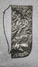 Yonex Soft Tennis Bag Racquets Full Cover Black/Silver Drawstring