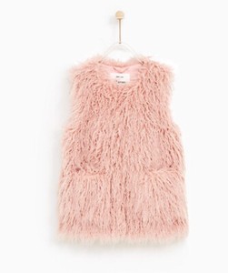 zara pink fur