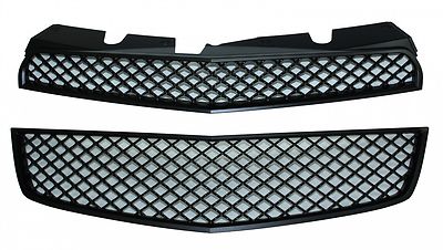 Replacement Chevrolet Bentley Style Equinox Upper & Lower Grille 2010-2011 Black