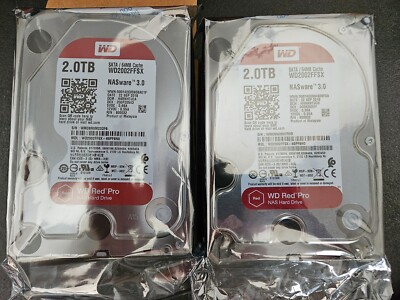 WESTERN DIGITAL RED PRO 2TB WD2002FFSX 7200U/min NASWARE 3.0 SATA III