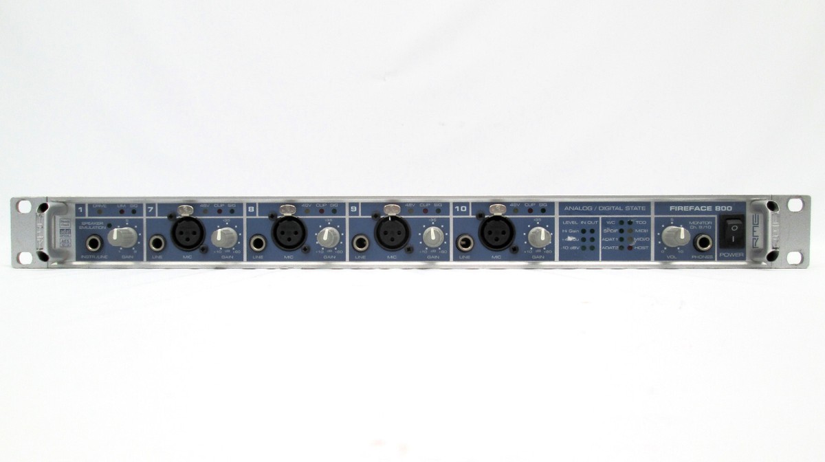 RME FireFace 800 Firewire Digital Audio Recording Interface