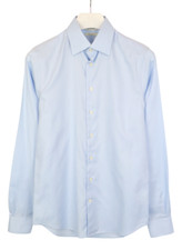 SUITSUPPLY Try On Slim Fit Formal Shirt Men's 38L / 15L Button Up Blue