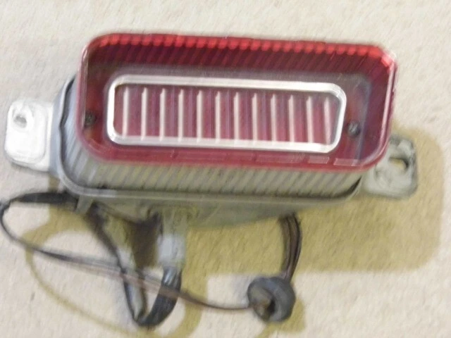 RH 1969 impala / caprice right end tail light lens w assembly housing - Image 3 of 3
