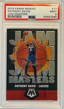 ANTHONY DAVIS 2019 PANINI MOSAIC LA JAM MASTERS PSA 9 GRADED LOS ANGELES LAKERS