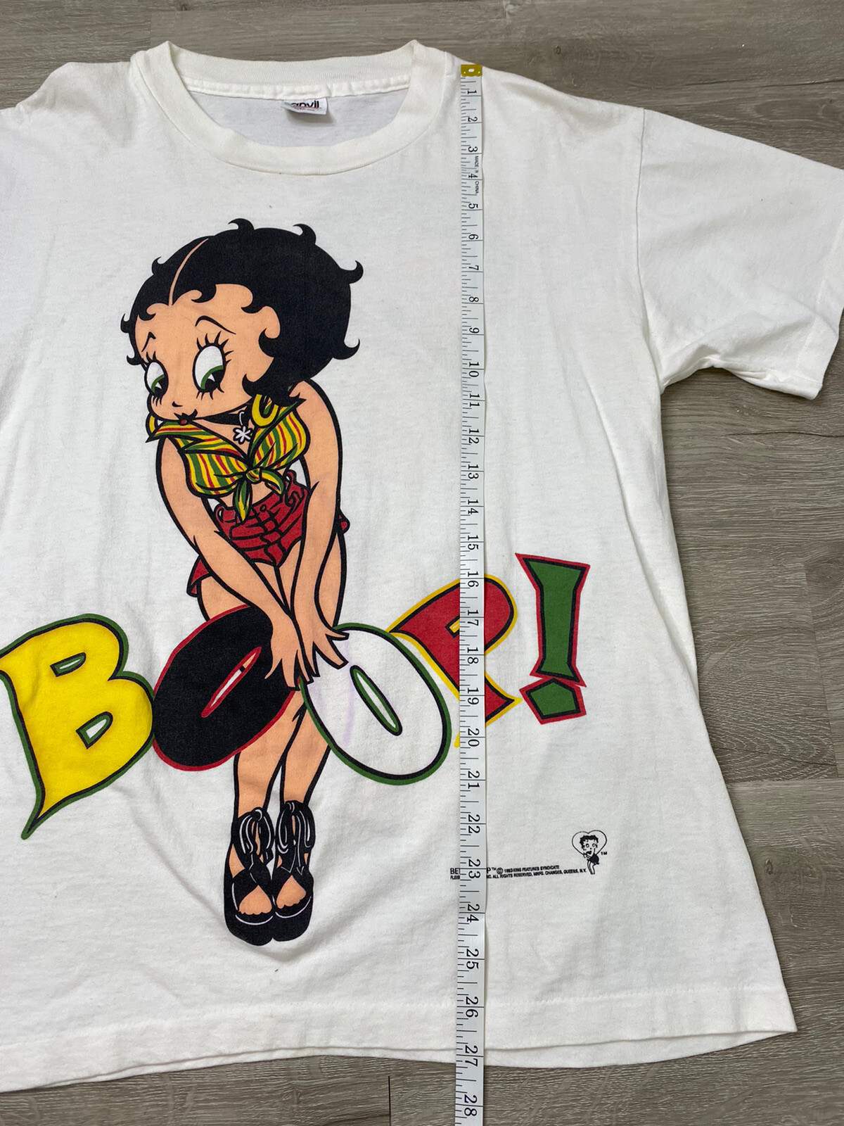 Vintage Betty Boop Boop There It Is Double Sided … - image 7