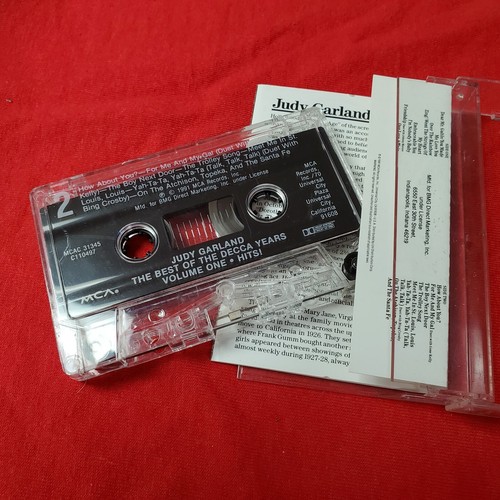 Vol. 1-Best of the Decca Years by Judy Garland (Cassette) FREE SHIPPING - Picture 3 of 5