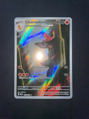 Charmeleon Illustration Rare NM 169/165 Scarlet & Violet 151 Pokemon Card