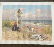 Vintage Constantine Lvovich “Summer Breeze” Art Canvas SIGNED 15/100