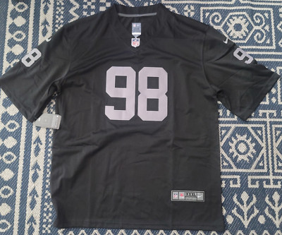 Oakland Raiders Jersey New Las Vegas Raiders #98 Maxx Crosby Black