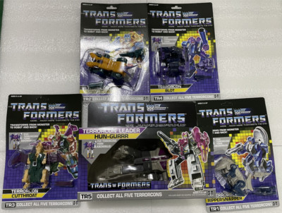 Transformers G1 Carded Set Terrorcons Abominus reissue New Version MISB New