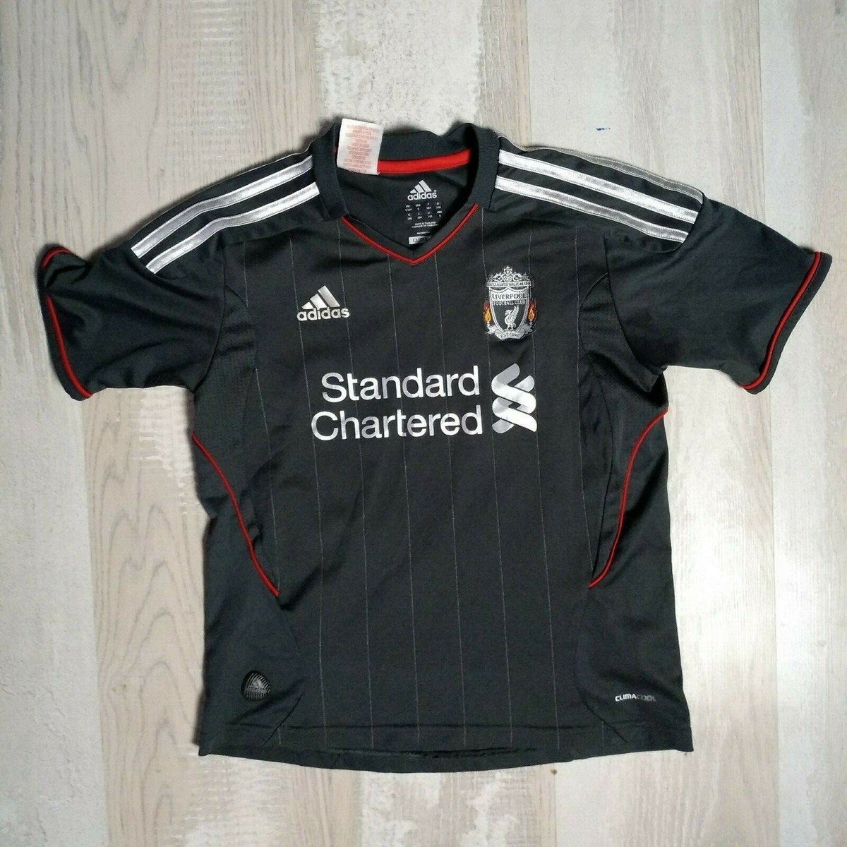 Carroll Liverpool Away football shirt 2011 - 2012 Adidas
