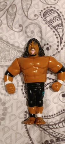 Samu The Headshrinker WWF Hasbro Action Figure Toy...