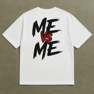 Oversize Shirt ''Me VS Me'' mit Backprint Streetwear Fashion Urban Lifestyle S-5XL