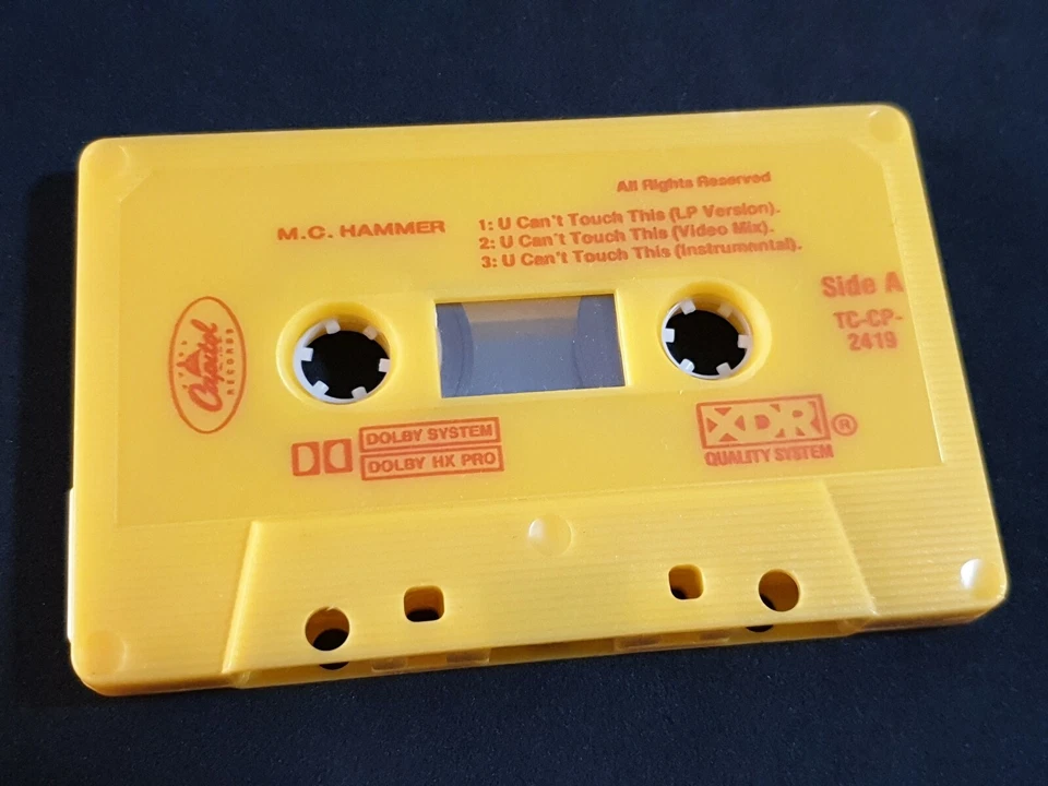 MC HAMMER - 'U Can't Touch This' Cassette Tape Single 1990 - Image 2 of 4
