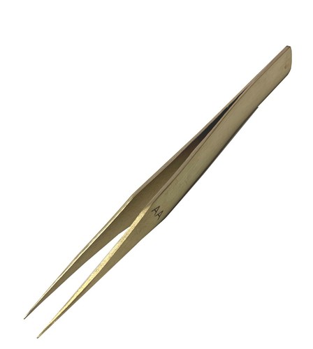 AA Brass Tweezers Non Magnetic Watchmakers Jewellers Tool - Picture 2 of 2