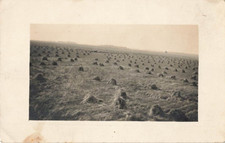 Postcard RPPC Bales of Hay Stacks CYKO Stamp Box