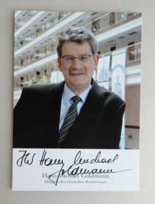 Autogramm Hans-Michael Goldmann FDP Politiker MdB (72994)