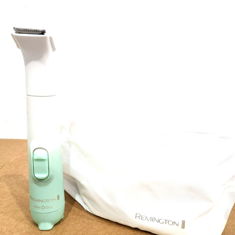 Remington Cuerpo Suave Sedoso Inalámbrico Bikini Recortadora Afeitadora Mujeres Blanco/Verde Foto 4 de 4
