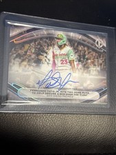 2025 Topps Tribute Fernando Tatis Jr. Don Orsillo Calling The Shot Dual Auto /25