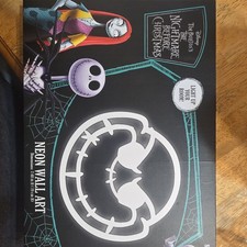 Disney Nightmare Before Christmas Neon Wall Art LED Mood Light 7.48 in