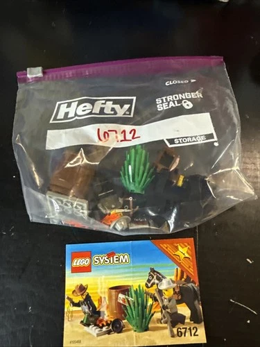 Lego 6712 Sheriff's Showdown 100% Retired Set Complete with Instruction Manual