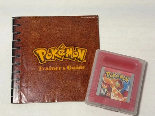 Pokémon Red Version Game Boy with Manual Authentic Tested