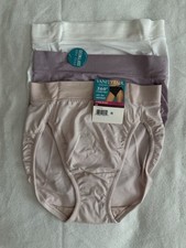 NEW VANITY FAIR Brief Radiant 360 Comfort Underwear 3 Pair Panty Size Small