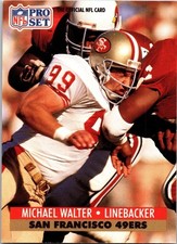  1991 Michael Walter 99 49ers 656 National Football League Sports Trading Card