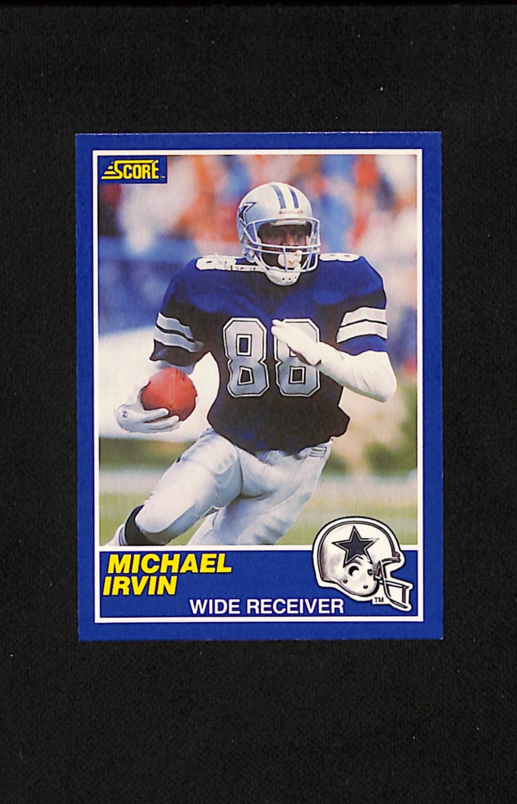 1989 Score - Michael Irvin #18 (RC)