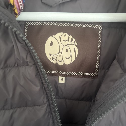 Pretty Green Mens Jacket Medium Padded Grey Casuals Liam Gallagher - Picture 6 of 9