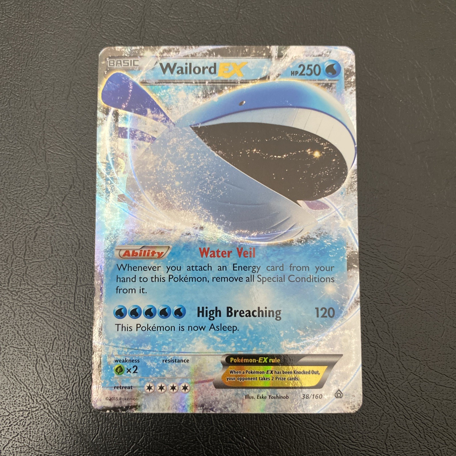 Wailord EX 38/160 Pokémon TCG Primal Clash