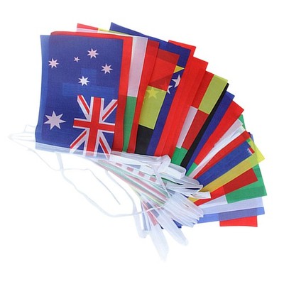  Partydekorationen Internationale Auszeichnungen Landesflaggenbanner Bunting