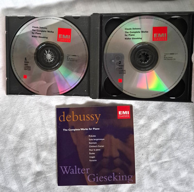 Claude Debussy - Debussy The Complete Works for Piano -Walter Gieseking 4 CD EXC