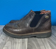 Red Wing Irish Setter 83300 Steel Toe Brown Romeo Chelsea Boot Size 8 Slip On