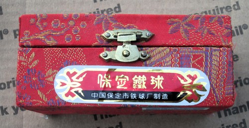 SHOUXING BAODING CHINESE STRESS MEDITATION CHIME MUSICAAL BALLS VINTAGE - Picture 2 of 6