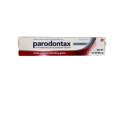 Paradontax Whitening Daily Flouride Anticavity AntGingingivitis Toothpaste 3.4oz