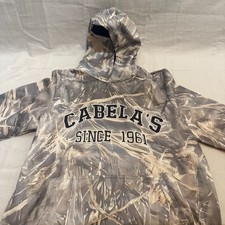youth large camo Cabela's hoodie