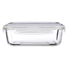 Image of Freska 1520ml Borosilicate Glass Lunch Box Food Container Airtight Plastic Lid