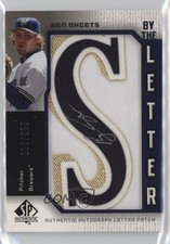 2006 SP Authentic By the Letter 118/250 Ben Sheets (Letter S) #BL-BS Auto 0qo1