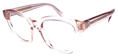 CELINE PARIS CL500861 072 Italy Pink Crystal Eyeglasses Frame 51-20-145
