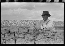 Penasco,New Mexico,NM,Taos County,Farm Security Administration,FSA,Adobe,9