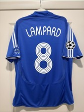 Lampard #8 Mens EXTRA LARGE Adidas Chelsea Home UCL Jersey Vintage