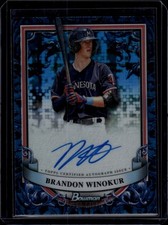 2024 Bowman Sterling Brandon Winokur #PA-BWI Blue Auto 12/25