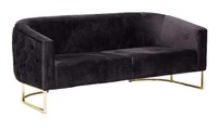 Luxus Dreisitzer Sofa Relax Couch Modern 3-Sitzer Sofa Wohn Arbeitszimmer 195Cm