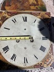 Old Antique Painted QUEEN FANCY gold Metal Tall Case Grandfather Clock Dial Face — photo 10